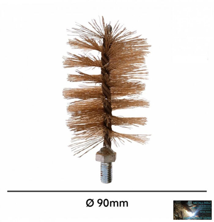 WKR-Kazánkefe sárga acél, nyél nélkül, 90mm - Image 1