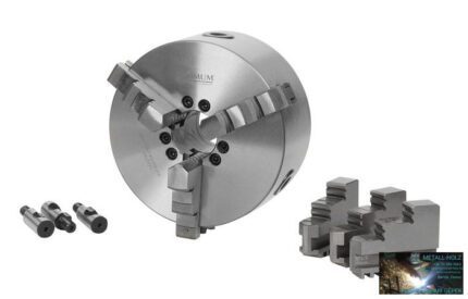 Optimum Esztergatokmány, központi befogású, hárompofás, ø 200 mm Camlock DIN ISO 702-2 NR.5