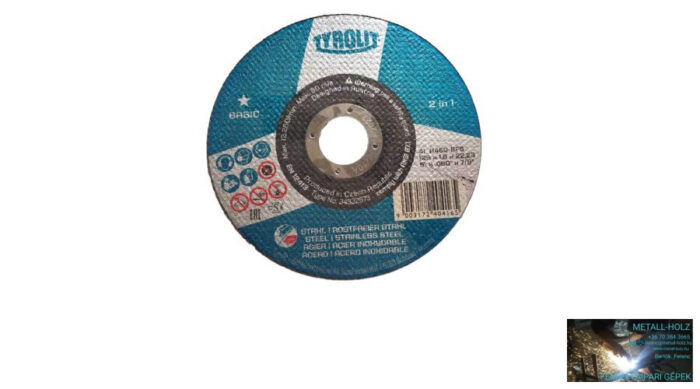 35010017 125x1,6 41CA46-BF Basic Tyr Tyrolit Basic 2in1 vágókorong Tyrolit 35010017 - Image 1