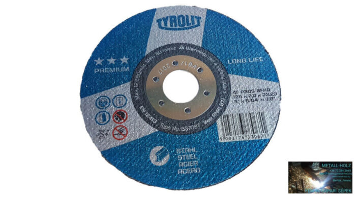 35010041 125x2 41FA30SBFXA PremiumTyr Tyrolit Premium acél vágókorong Tyrolit (Akciós) 35010041 - Image 1