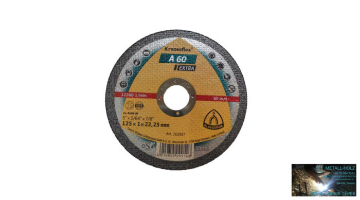 125x1 A60 Extra INOX Kling Egyéb inox vágókorongok Klingspor 35010205 - Image 1