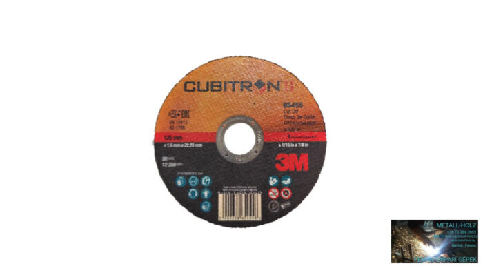 35010264 125x1,6 CubitronII 65455 3M vágókorongok 115-230mm 3M 35010264 - Image 1