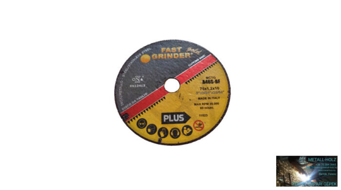 35030005 75x1,2x10 A46R Inox MCTG FG Inox vágókorongok Fast Grinder 35030005 - Image 1