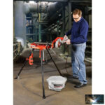 RIDGID Hordozható TRISTAND láncos satuval Kapacitás 6" 6-150 mm, 19,4 kg - Image 5