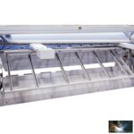 Motoros fémlemez olló  MTBS 2550-40T NC vezérlésű hátrögzítővel, első és hátsó kilökéssel és kézi résbeállítással - Image 2