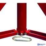 TAG TriStand összecsukható háromlábú csőtartó állvány - modell TFS301 + V alakú csőtartó fej (TVH300) - Image 2