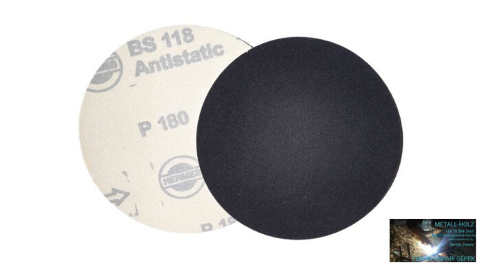 40051016 180mm P180 BS118 tépőz.Hermes Hermes teli tépőzáras csiszoló Hermes 40051016 - Image 1