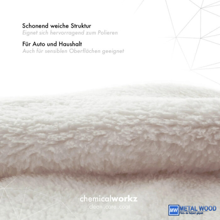 ChemicalWorkz Szegélymentes Prémium Törlőkendő 500GSM 40×40 Fehér - Image 3