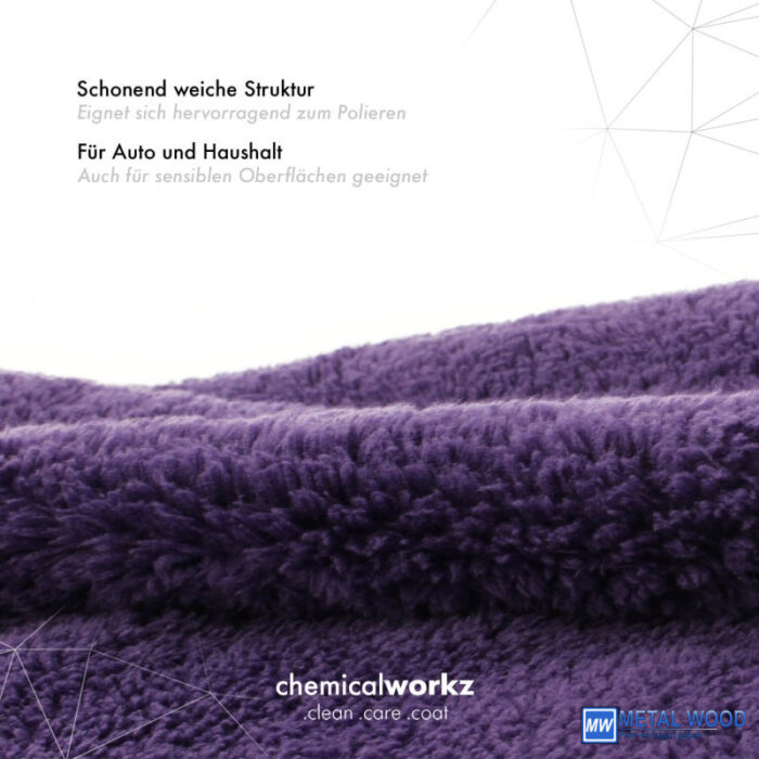 ChemicalWorkz Szegélymentes Prémium Törlőkendő 500GSM 40×40 Ibolya - Image 3