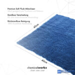 ChemicalWorkz Szegélymentes Prémium Törlőkendő 500GSM 40×40 Sötétkék - Image 2