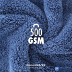 ChemicalWorkz Szegélymentes Prémium Törlőkendő 500GSM 40×40 Sötétkék - Image 4