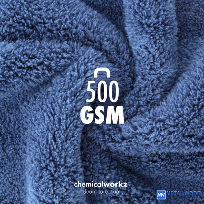 ChemicalWorkz Szegélymentes Prémium Törlőkendő 500GSM 40×40 Sötétkék - Image 4