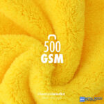 ChemicalWorkz  Szegélymentes Prémium Törlőkendő 500GSM 40×40 Sárga - Image 4