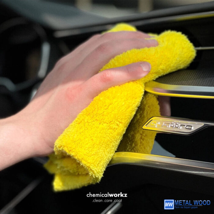 ChemicalWorkz  Szegélymentes Prémium Törlőkendő 500GSM 40×40 Sárga - Image 7