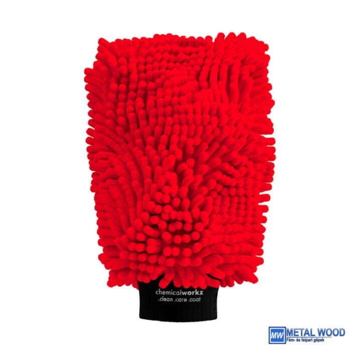 Chemicalworkz Mosókesztyű Piros Chenille - Image 1