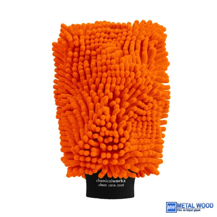 4251651829434 Chemicalworkz Mosókesztyű Narancs Chenille - Image 1