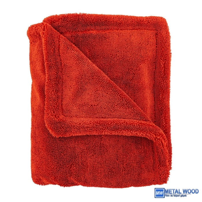 4251651838375 Chemicalworkz Premium Szárítókendő 1400GSM 80×50 Red Shark Twisted Towel - Image 1