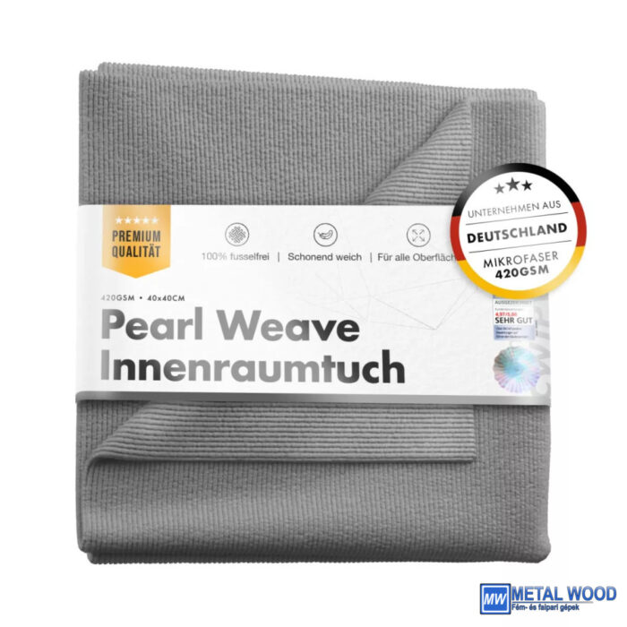 4251651843492 Chemicalworkz Beltértisztító Kendő 40x40cm 420GSM Interior Pearl Weave Towel - Image 1