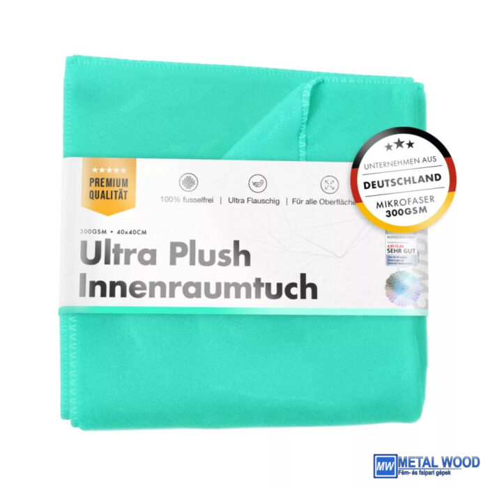4251651843508 Chemicalworkz Beltér Tisztító Kendő 300GSM Türkiz 40x40cm Interior Ultra Plush - Image 1