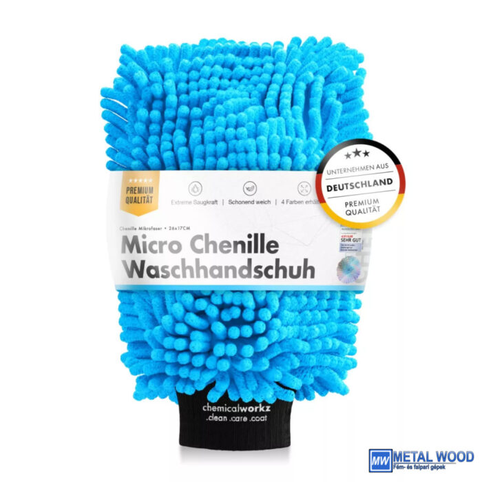 Chemicalworkz Mosókesztyű Kék Chenille - Image 1