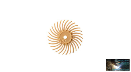 19mm Rad.Bri.Brush6MIC Barck3M Sünkefe-Radial Bristle Brush -3M BB-ZB 3M 43100009