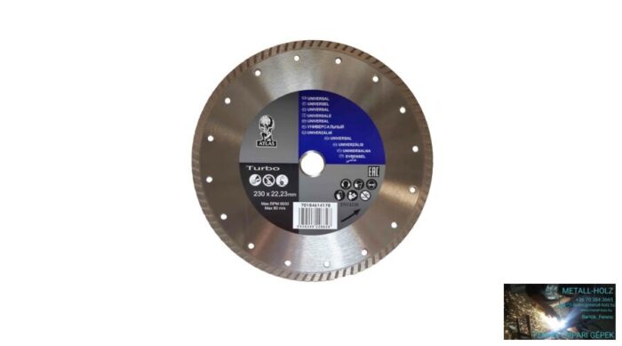 230x22,2 Turbo Atlas Norton Gyémánt vágókorong kézi gépre Norton 44010092 - Image 1