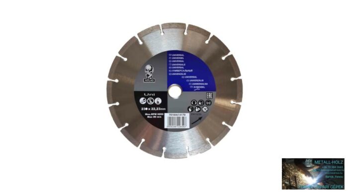 230x22,2 gyém.UNI Atlas Norton Gyémánt vágókorong kézi gépre Norton 44010093 - Image 1