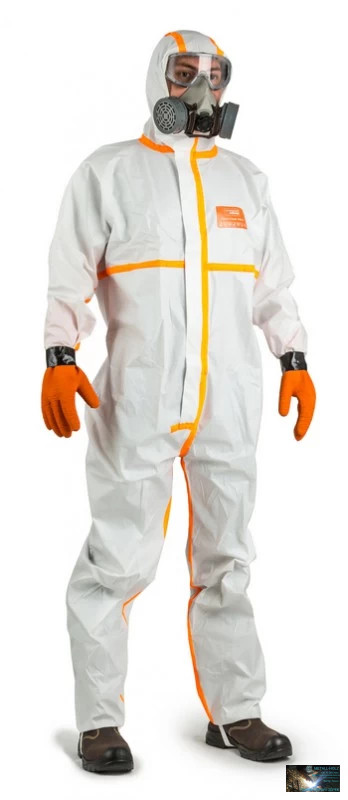 THD-COVERCHEM 4M40 OVERALL FEHÉR