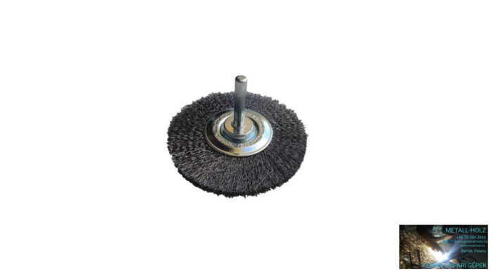 45010074 Rec.szár.körk. D80x12INO 0,2Le Inox huzalú csapos körkefe Lessmann 45010074 - Image 1