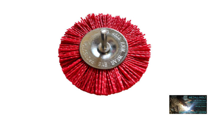 45010079 Nylon szár.k.SNC D100 P80FG Műa. huzalú csapos körkefe Fast Grinder 45010079 - Image 1