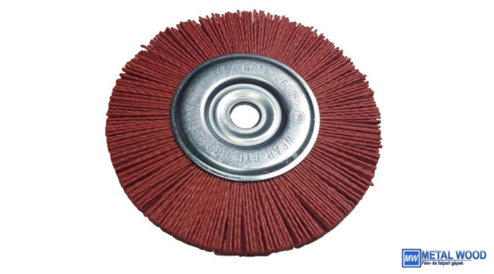 45020128 Nylon körk150x8x16 P 80 SNB FG Műa. huzalú furatos körkefe Fast Grinder 45020128 - Image 1