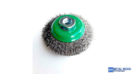 Rec.kúp. kefe D100 M14 InoxLes Inox huzalú kúpos kefe Lessmann 45060003