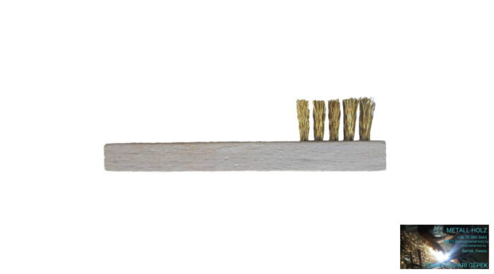 45090048 Gyertyakefe s.réz fa mini Less Réz huzalú kézikefe Lessmann 45090048 - Image 1