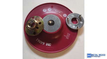 125mm rota piros felf.3M CubII Felfogó,fíbertárcsákhoz (rota) 3M 46030015