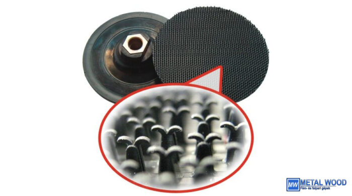 46040008 115mm tépőz.felf.fek-spcpuhHec Felfogó,fel.kezelő csiszolóhoz Hector (Akciós) 46040008 - Image 1