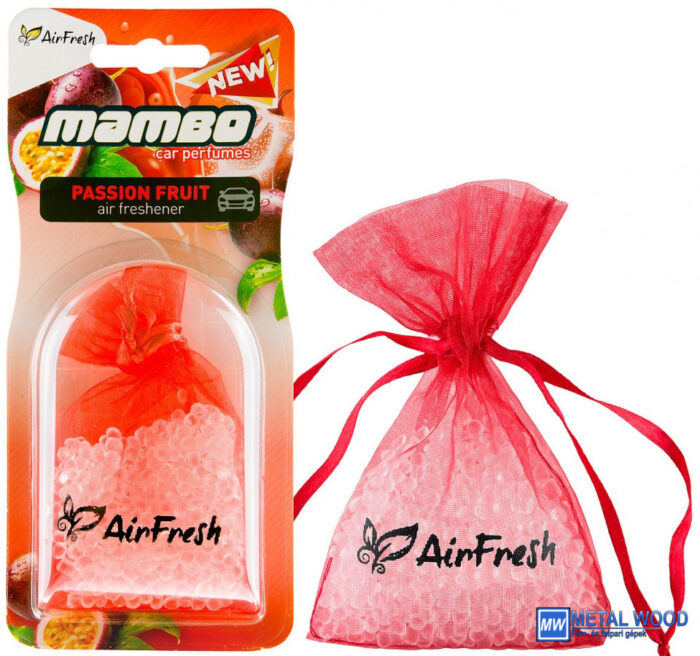 Airfresh MAMBO BLISTER Passion Fruit Autóillatosító - Image 1