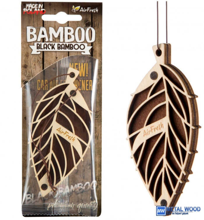Airfresh  BAMBOO Black Bamboo Autóillatosító - Image 1