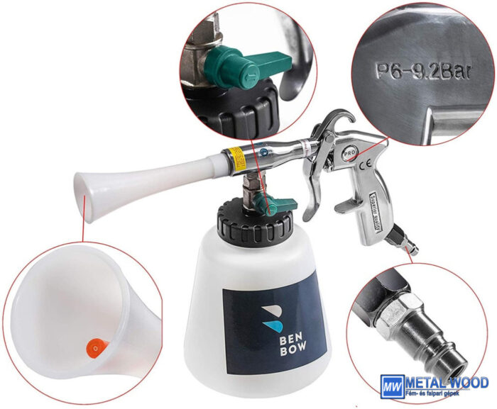 Benbow Classic 002 - Tisztítópisztoly Műanyag Tölcsérrel - Image 2