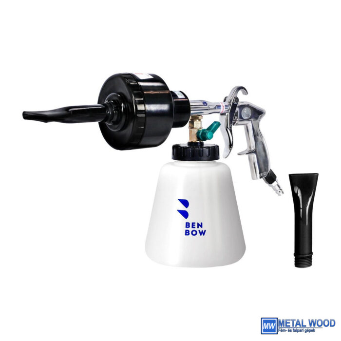 5902560100129 Benbow Classic 013 - Pneumatikus Habosító Pisztoly 2 fejjel Fekete - Image 1