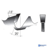 Keményfém körfűrészlap durva vágási minőség  KSB-LF 700/46 HM - Image 2