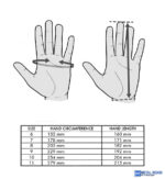 THD-6016 TENYÉREN MÁRTOTT PU KESZTYŰ FEHÉR - Image 2
