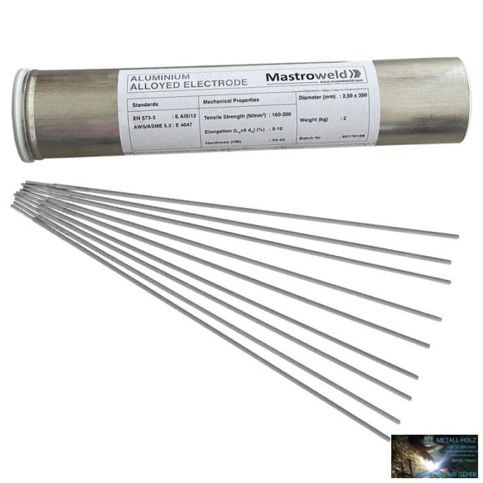ALUWELD 12 SI 3.20 MM (EL-AISI 12) - ALUMÍNIUM HEGESZTŐ ELEKTRÓDA - Image 1
