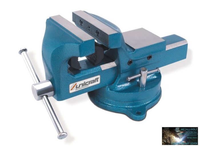 Unicraft Asztali satu (+csőrögzítő pofákkal) 125mm - Image 1