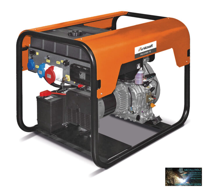 6705073 Unicraft PG-D 600 TE szinkrongenerátoros áramfejlesztő - Image 1