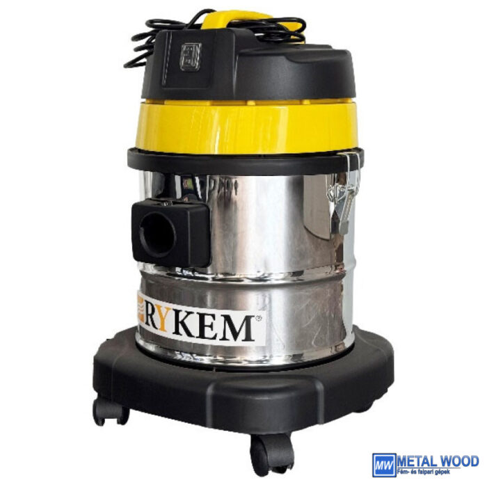 7000078 Rykem Száraz - nedves Porszívó 1200W 20L Professzionális Inox - Image 1