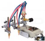 DYNAMAT gépi lángvágó CG1-100 (kétfejes) 2 db 1,8m-es sínnel együtt