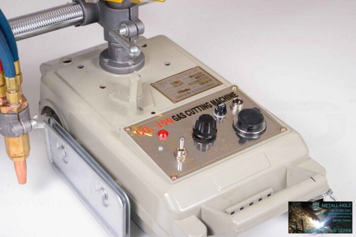 DYNAMAT gépi lángvágó CG1-100 (kétfejes) 2 db 1,8m-es sínnel együtt - Image 2