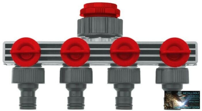 80N003K Négyes csapcsatlakozó 1/2"-3/4" - Image 1