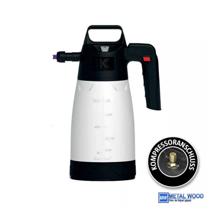 IK Foam Pro 2+ 1,25L Pumpás Habosító Levegő Szeleppel - Image 1