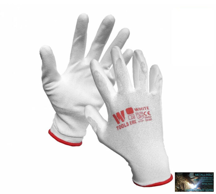 831111 WKR-Kesztyű precíziós szerelő fehér - Image 1
